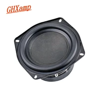 ghxamp 4 5 inch subwoofer bass speaker 4ohm 50w woofer long stroke for audio multimedia 2 1 or 2 way louspeaker 1pc