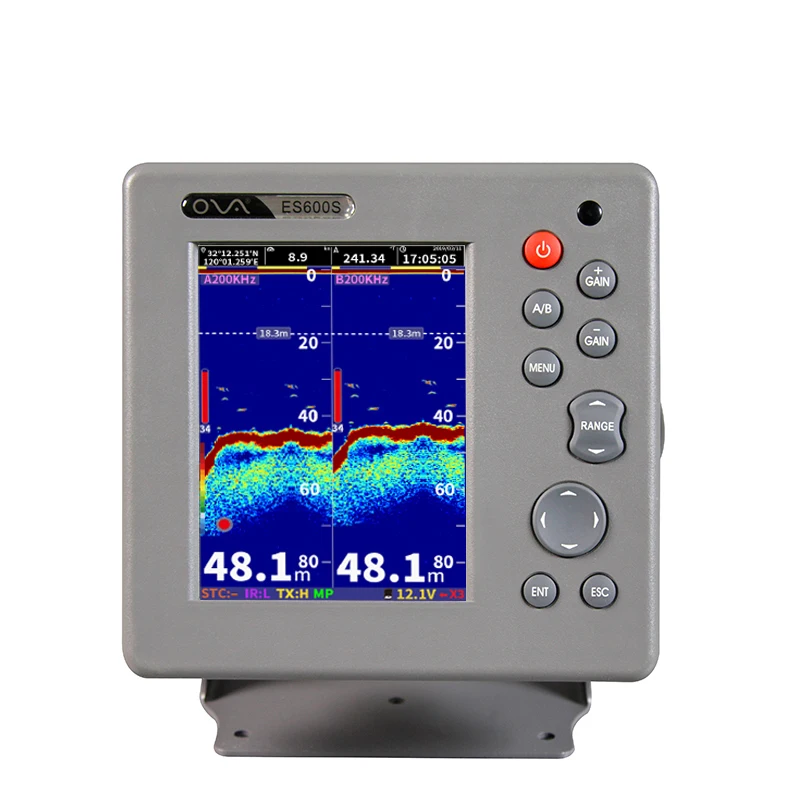 

underwater survey equipment 6-INCH GPS echo sounders in china for ship