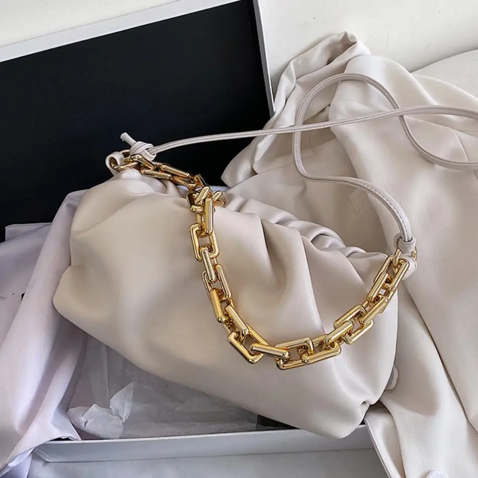 Элегантная женская сумка тоут с цепочкой 2020 модная новая качественная из