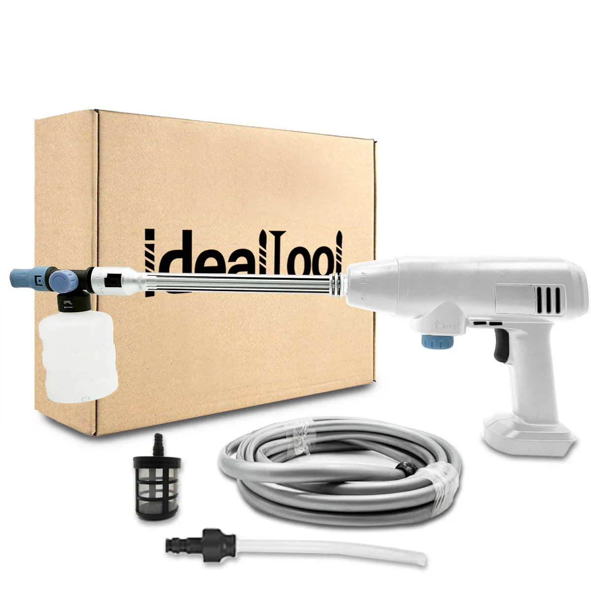 

21V 200W Cordless High Pressure Car Washer Gun Handheld Auto Spray Powerful Car Washer Garden Water Jet (Without Battery)