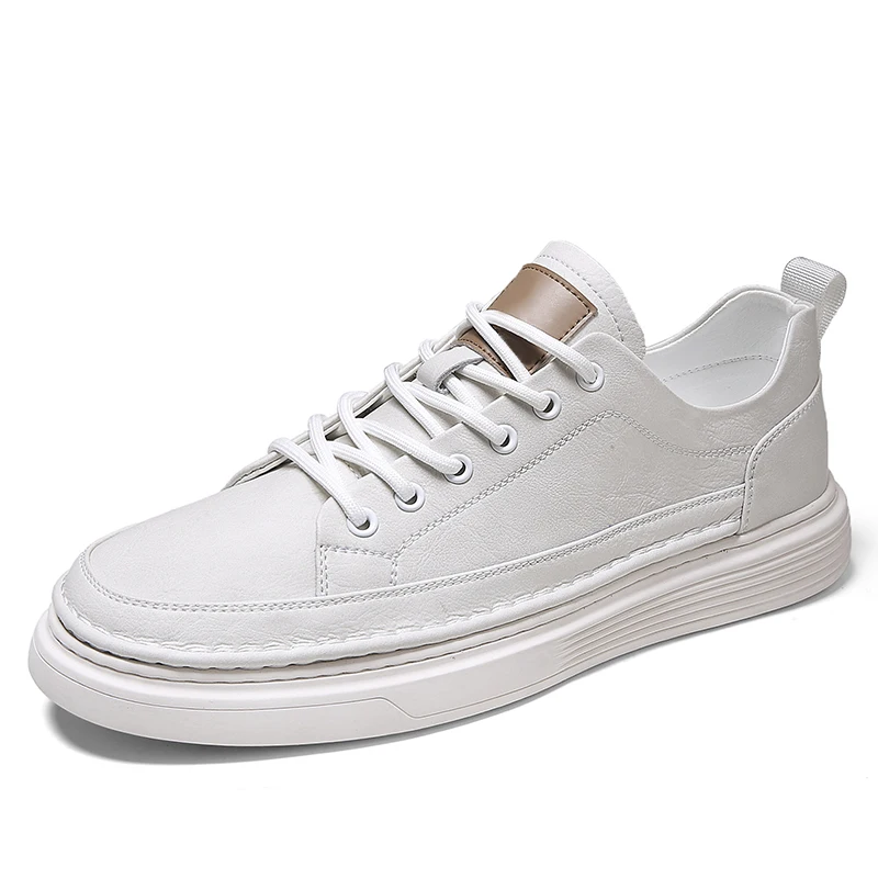 Jual Sepatu Kasual Pemuda Pria Terlaris Sneakers Desainer Pria Putih Sepatu Kulit Pria Nyaman Alas Kaki Pria Kualitas Tinggi