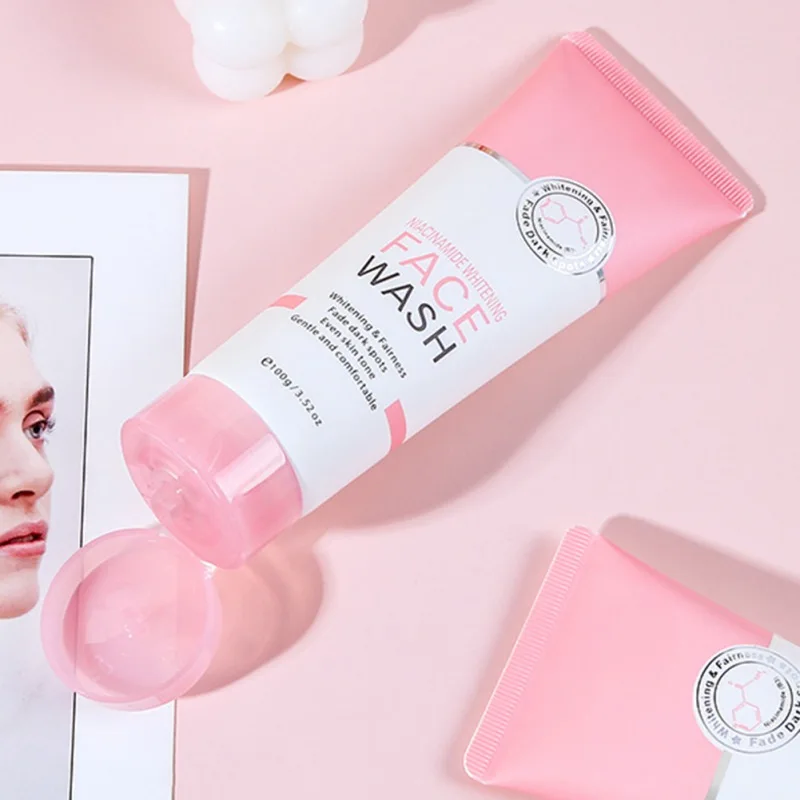 

New Nicotinamide White Washing Milk Facial Cleanser Deep Cleaning Moisturizing Cleansing Cream 100g Skin Care
