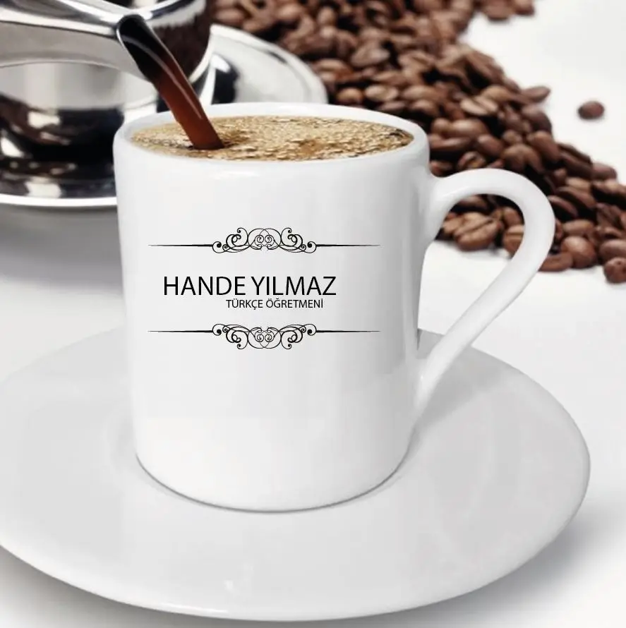 

Personalized Profession And Name Written Coffee cup-B13