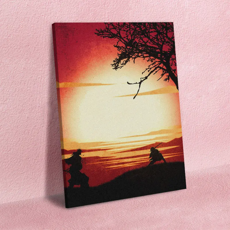 Постер манга Самурай хамплоо холст художественное украшение на стену принты для