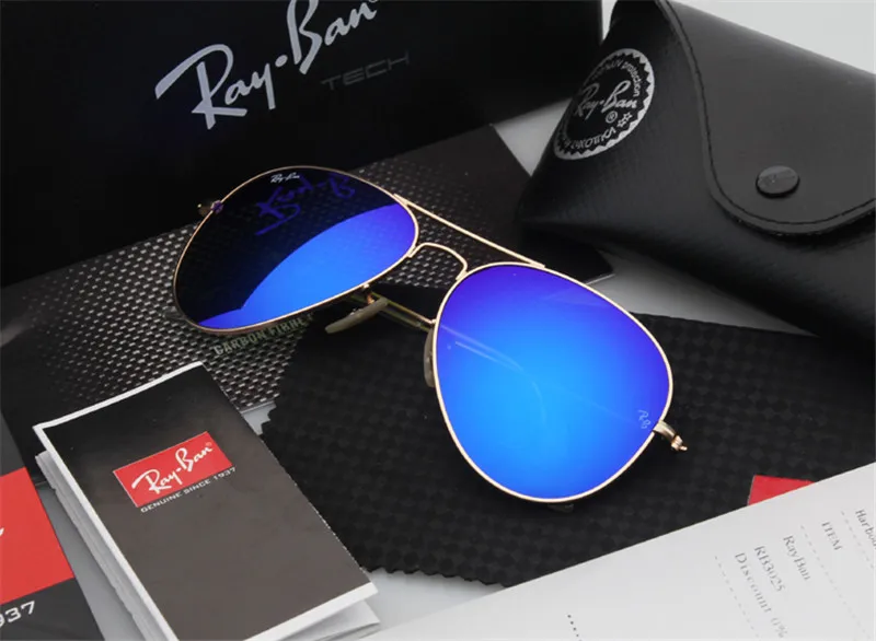 Rayban RB3025 поляризованные солнцезащитные очки мужские RayBan авиационные очки для вождения мужские солнцезащитные очки для мужчин ретро женщин Gafas 3025
