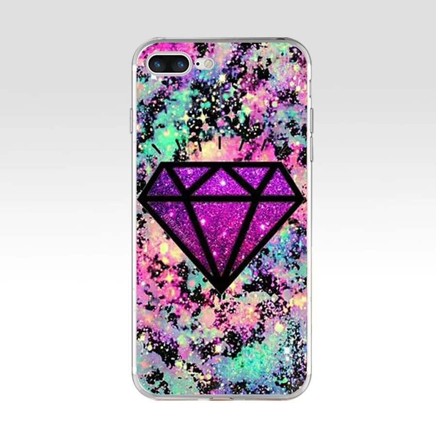 25aa crown diamond feather gift soft silicone tpu cover phone case for iphone 6 6s 7 8 plus case free global shipping