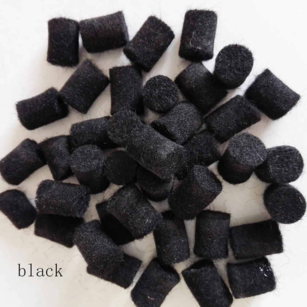 10pcs black 10 шт. саксофон фельты Кнопка войлочный саксофон войлочный коврик саксофон аксессуары музыкальный инструмент Аксессуары - Цвет: 10pcs black