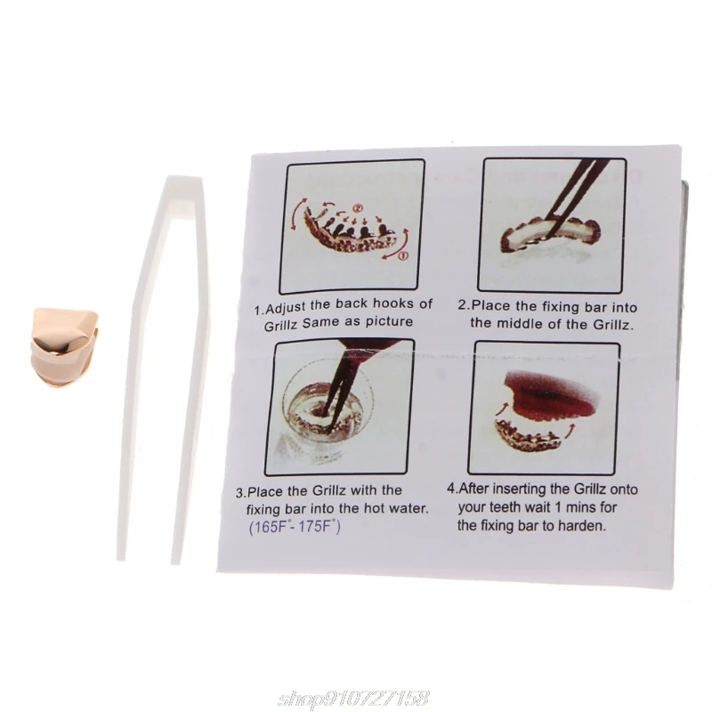 Удобный пользовательский золотой серебряный маленький однозубчатый