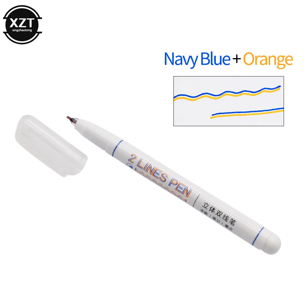 Творческая двухцветная гелевая ручка художественные комиксы рисование граффити