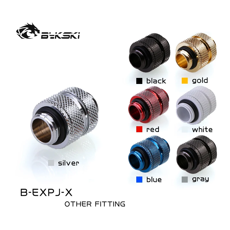 

Bykski B-EXPJ-X, фитинги с наружной резьбой 16-22 мм и наружной переменной длины, разноцветные фитинги с резьбой G1/4, для SLI CF