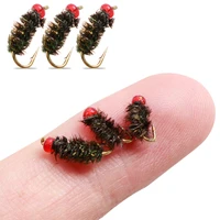 3pcs insects flies fly fishing lures topwater bait dry trout artificial crank hook lure bionic bee floating hooks accessories