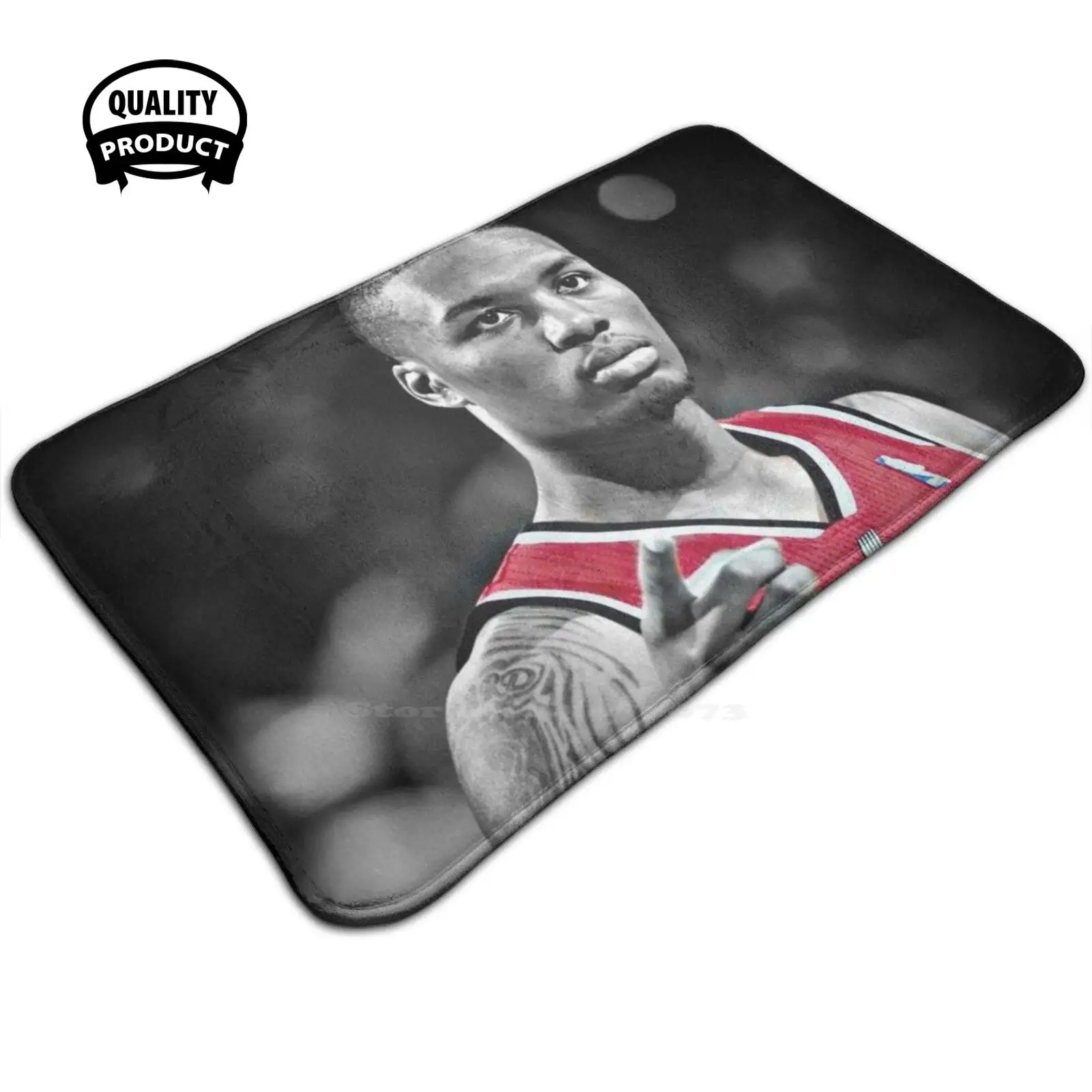 Мягкий Нескользящий Коврик для баскетбола с 3D эффектом | Дом и сад