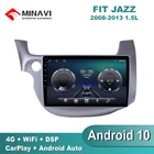 Автомобильная Мультимедийная система, 10 дюймов, Android 10, подходит для 200820092010201120122013 DSP, GPS-навигация, навигатор, автомобильный стерео-проигрыватель, Wi-Fi, 2 din