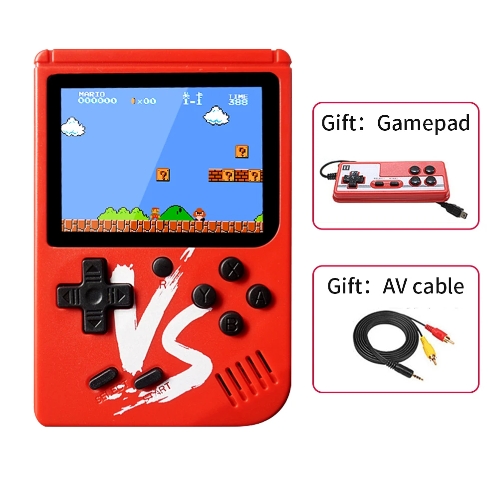 Портативные игровые приставки 500 в 1 Ретро консоль для видео игр портативная