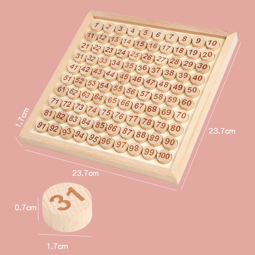 

Kids 1-100 Addition Subtraction Arithmetic Board Preschool Early Learning Toy Kids Educational Toys for Children Gifts