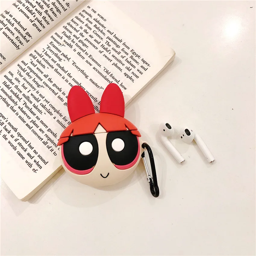 Для Airpods Pro Чехол телефонов с изображением героя из мультфильма для девочек мягкий силиконовый чехол для Apple Airpods 1/2/3 крышка Беспроводной Bluetooth наушники чехол