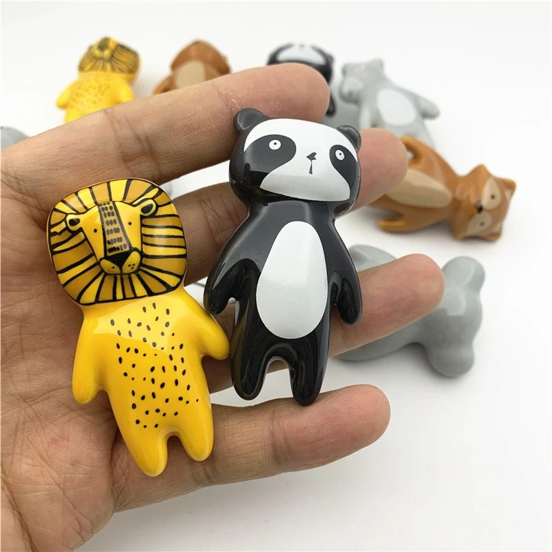 LCH керамическая ручка с героями мультфильмов Король Лев панда лиса коала осел