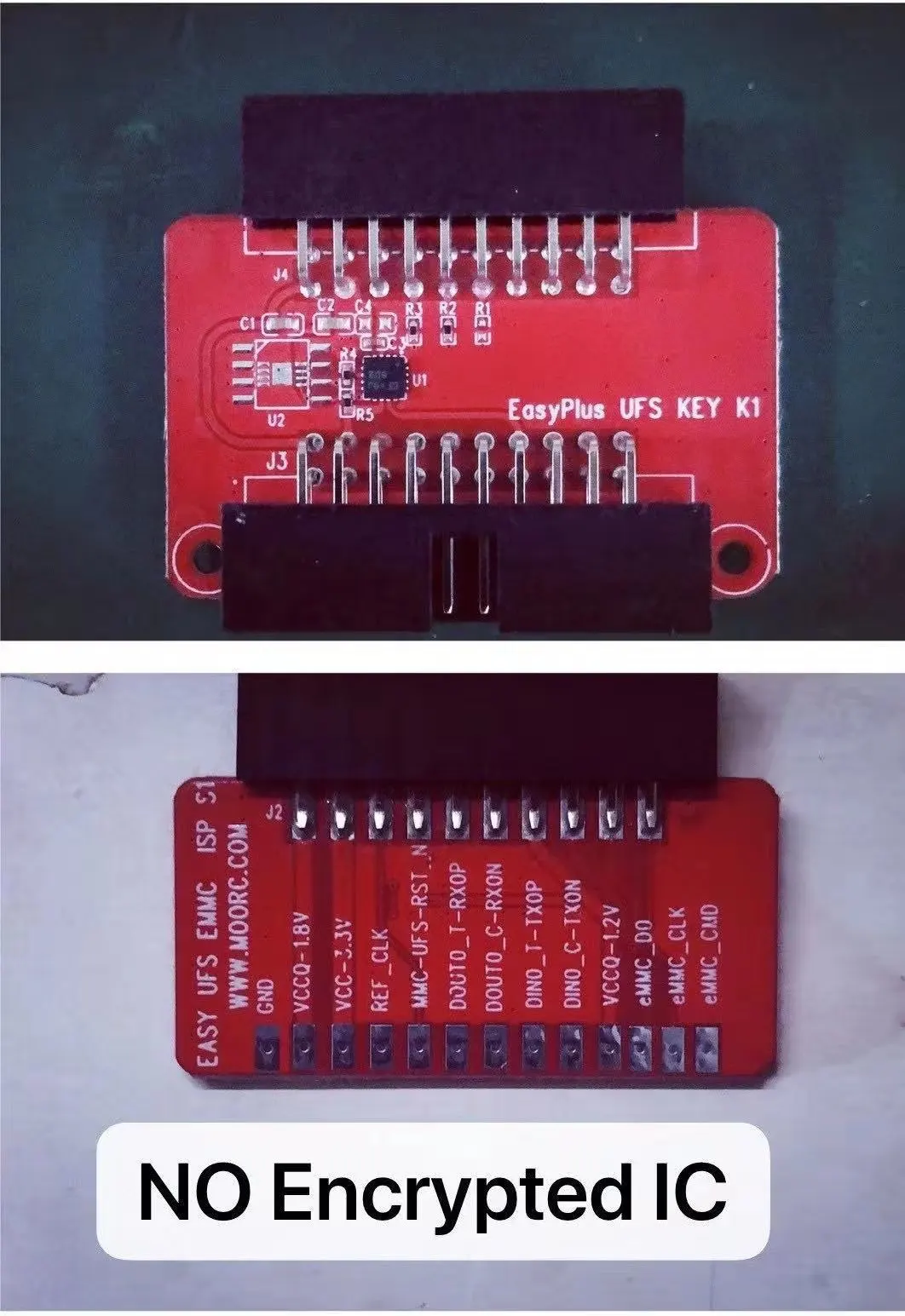 MOORC Z3X легкий JTAG UFS KEY K1 + EMMC ISP 2 в 1 (без шифрованной платы) | Мобильные телефоны и