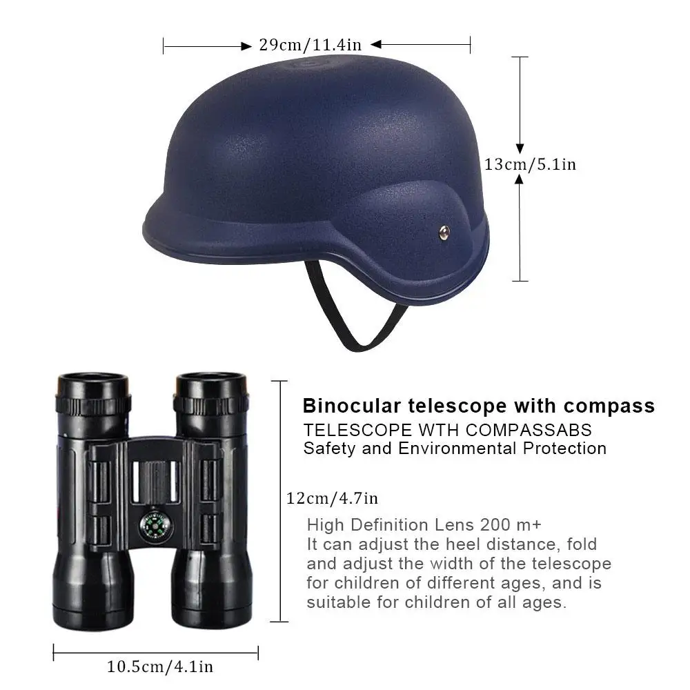 18 шт. комплект для ролевых игр полицейского костюм патруля Детские нарядные