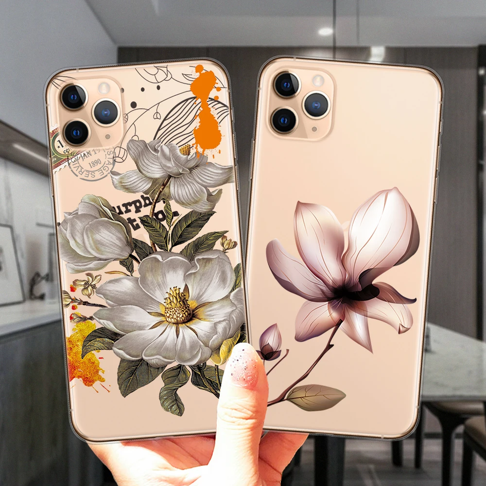 Прозрачный мягкий силиконовый чехол для iPhone 12 Mini 11 Pro XS Max X XR 6S 7 8 Plus 5S SE 2020 12Pro