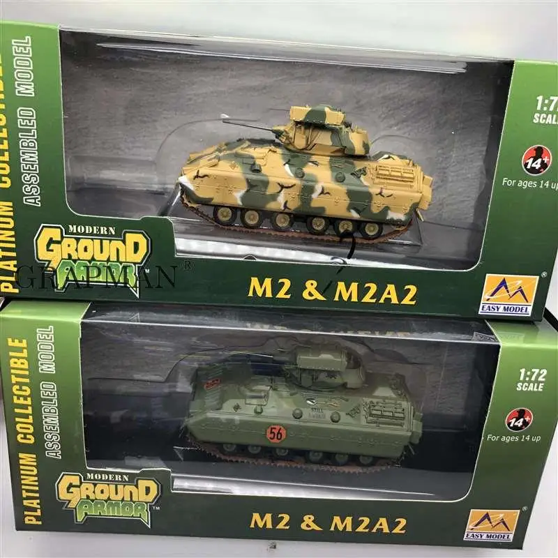 1/72 нам M2 & M2A2 на бретелях с принтом USA Army бак платины Коллекционная собранная