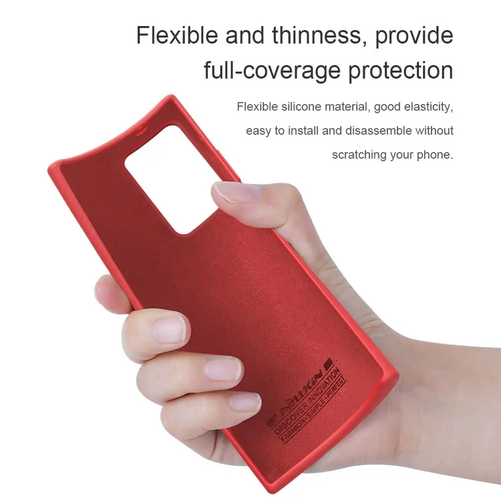 

For Samsung Galaxy Note 20 Case NILLKIN Flex Pure Slim Soft Liquid Silicone Shockproof Case For Samsung Note 20 Ultra cover