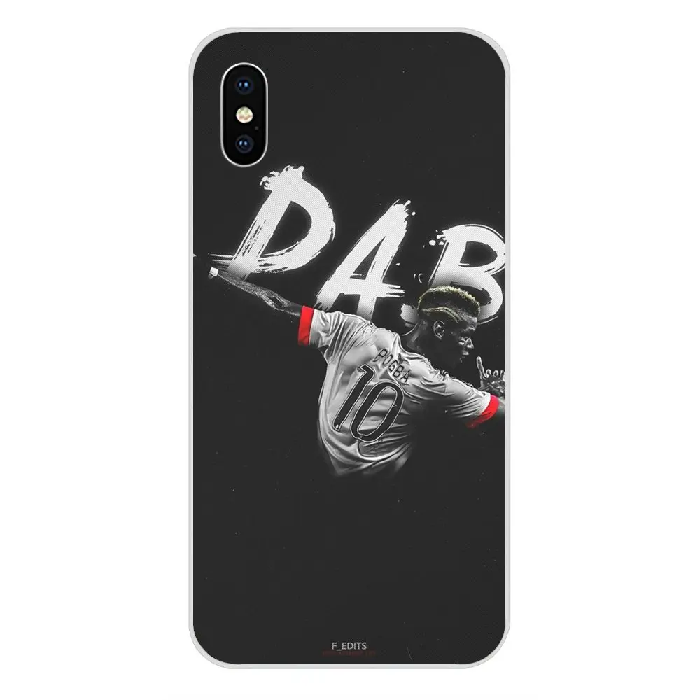 Для Xiaomi Redmi Note 2 3 3S 4 4A 4X5 5A 6 6A Pro Plus смартфон мобильный телефон прозрачный Чехлы холодный футболист изображение Paul Pogba Dab