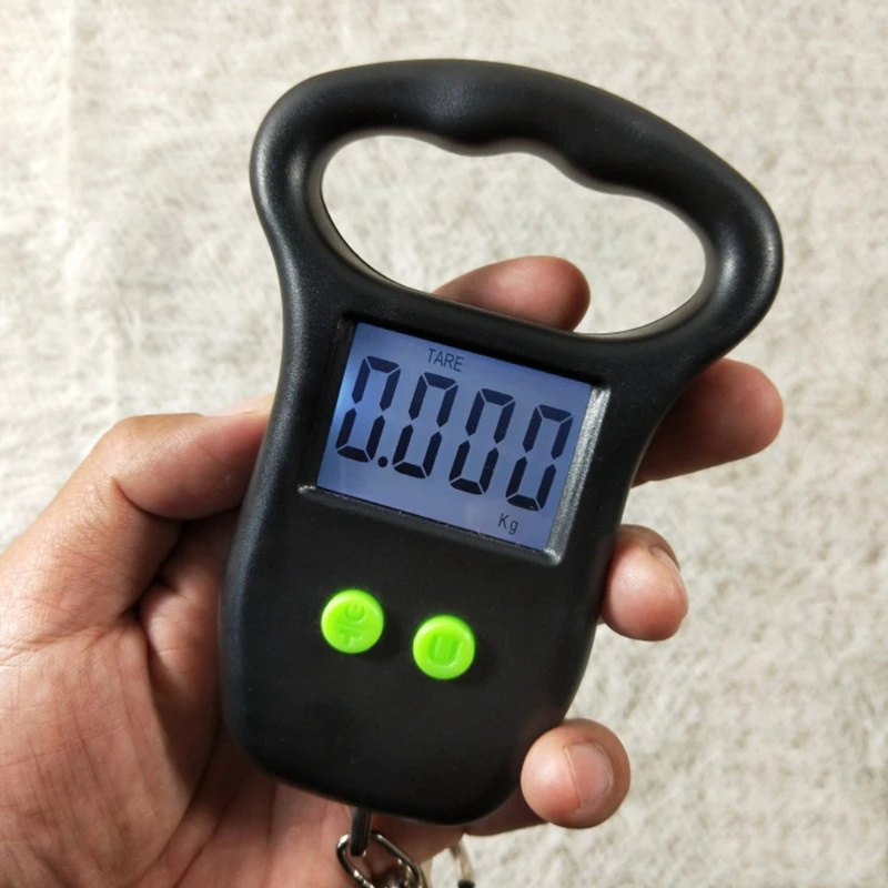 Цифровые подвесные весы для багажа портативные путешествий рыбалки с крючком