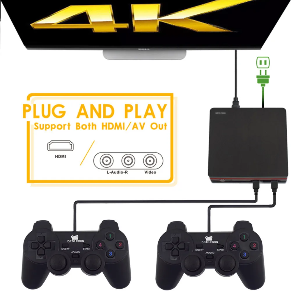 Игровая консоль с 2,4G беспроводной контроллер HDMI видео игровая консоль 600 классические игры для GBA family tv Ретро игры