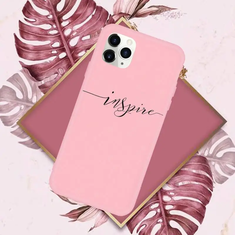 

Love Heart Letter Phone Case Candy Color for iPhone 11 pro XS MAX 8 7 6 6S Plus X 5S SE 2020 XR