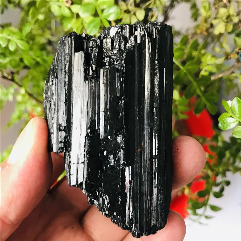 Натуральный черный турмалин хрустальный камень оригинал | Дом и сад
