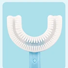 U-образная Милая зубная щетка 2-12 лет для чистки полости рта, инструмент для ухода за полостью рта, мягкая силиконовая щетка