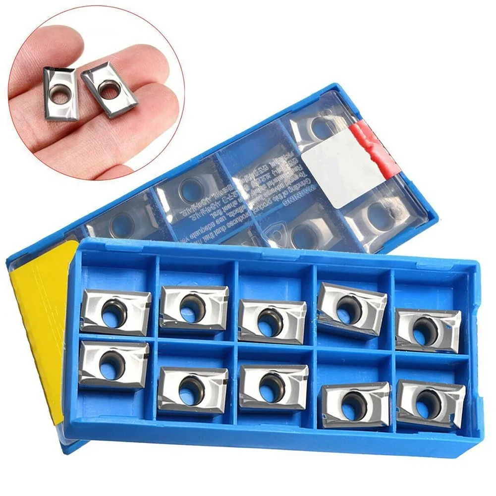 

10pcs High Quality Carbide APKT1604PDFR-MA3 Turning Tool Blue Flame Series CNC Milling Blades Machine Tools