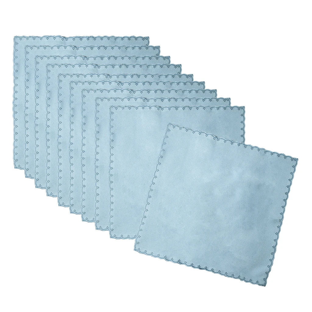 

10pcs Saxphone Polish Cleaning Cloth for Wind Instrument Tool Accessories