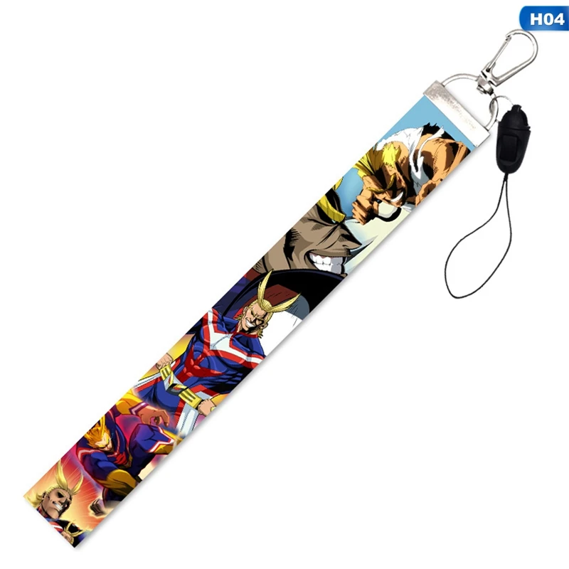 

1PCS My Hero Academia Anime Mobile Phone Lanyard Polyester Neck Strap Lanyard For Keychain Phone ID Badge Holder Rope