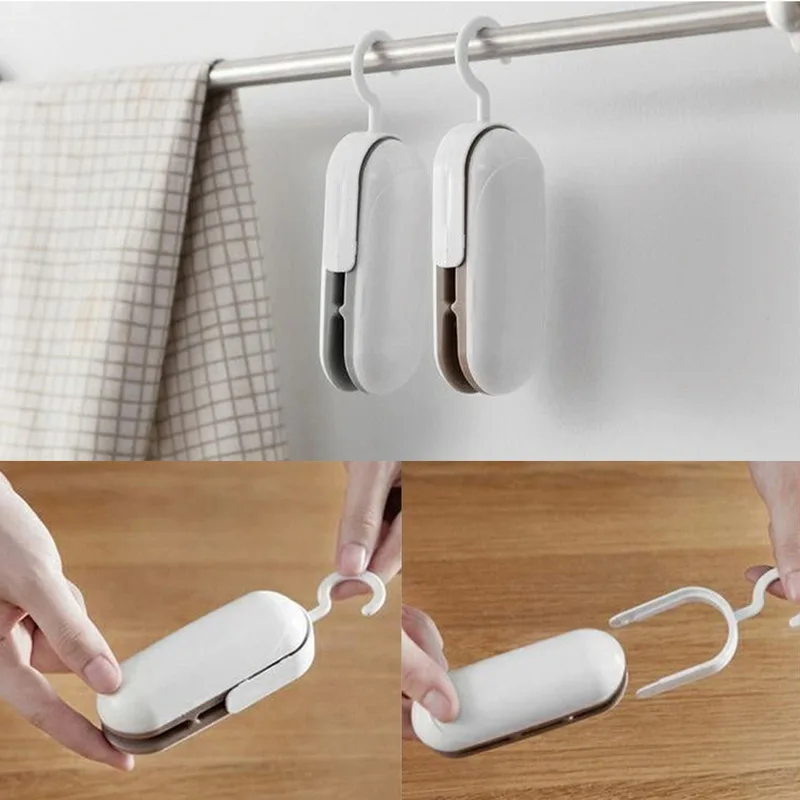 

Portable Mini Sealing Machine Kitchen Storage And Organization Household Sealing Food Clip Heat Sealer For Kitchen Convenience