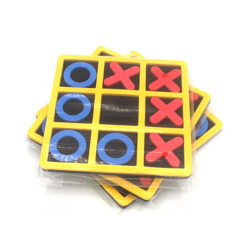 Пластиковые шахматы O X Tic Tac Toe набор для развития мозга тренировочный инструмент