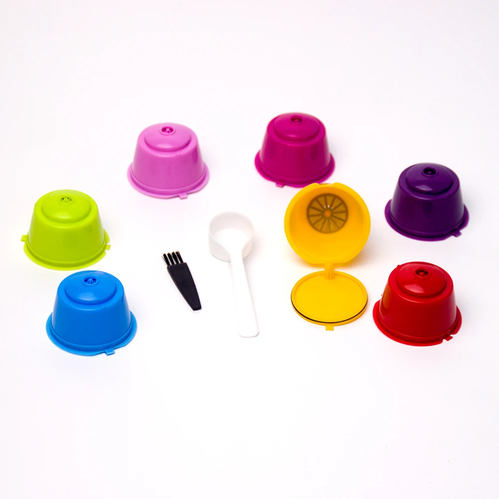 7 шт. Новый многоразовый мешок подходит для combinacapsule Кофе капсула Пластик