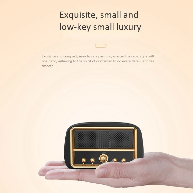 Ретро Беспроводной Bluetooth колонки на открытом воздухе аудио Портативный