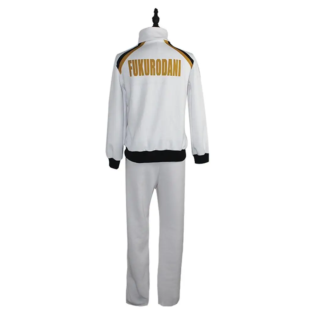 Haikyuu Fukurodani Academy Cosplay Costume Kotaro Bokuto Jacket+Pants Uniform Akaashi Keiji Jersey Volleyball Team Sportswear |