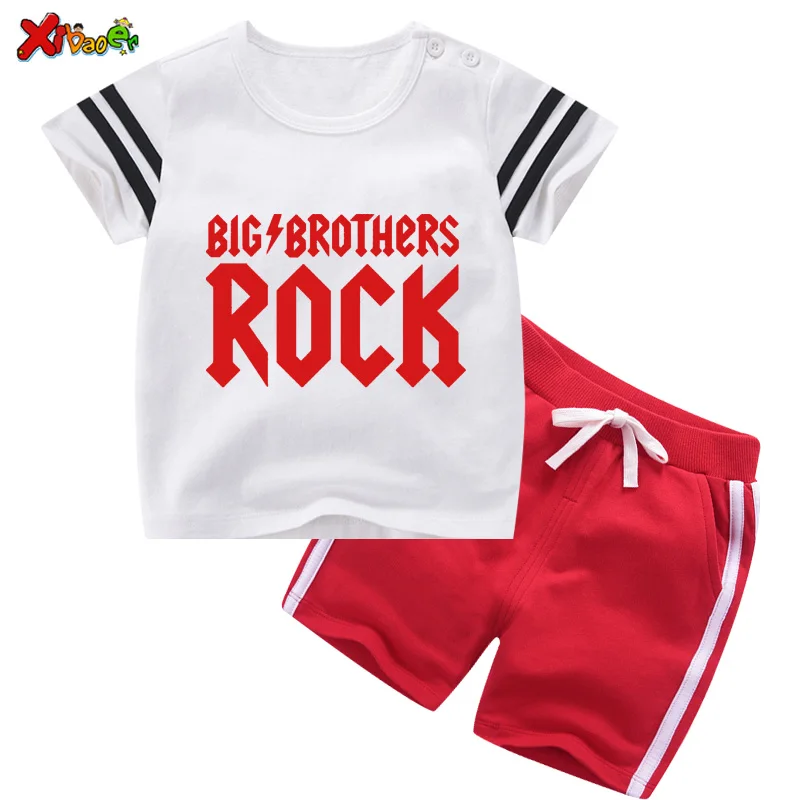 Хлопковая летняя детская футболка в полоску + шорты | Детская одежда и обувь