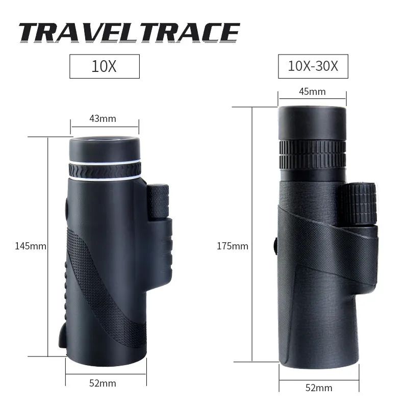 

Monocular Zoom Binoculars Smartphone 40X60 Display HD Travel 10-30X Powerful Professional Optical Telescope Hunting Military for