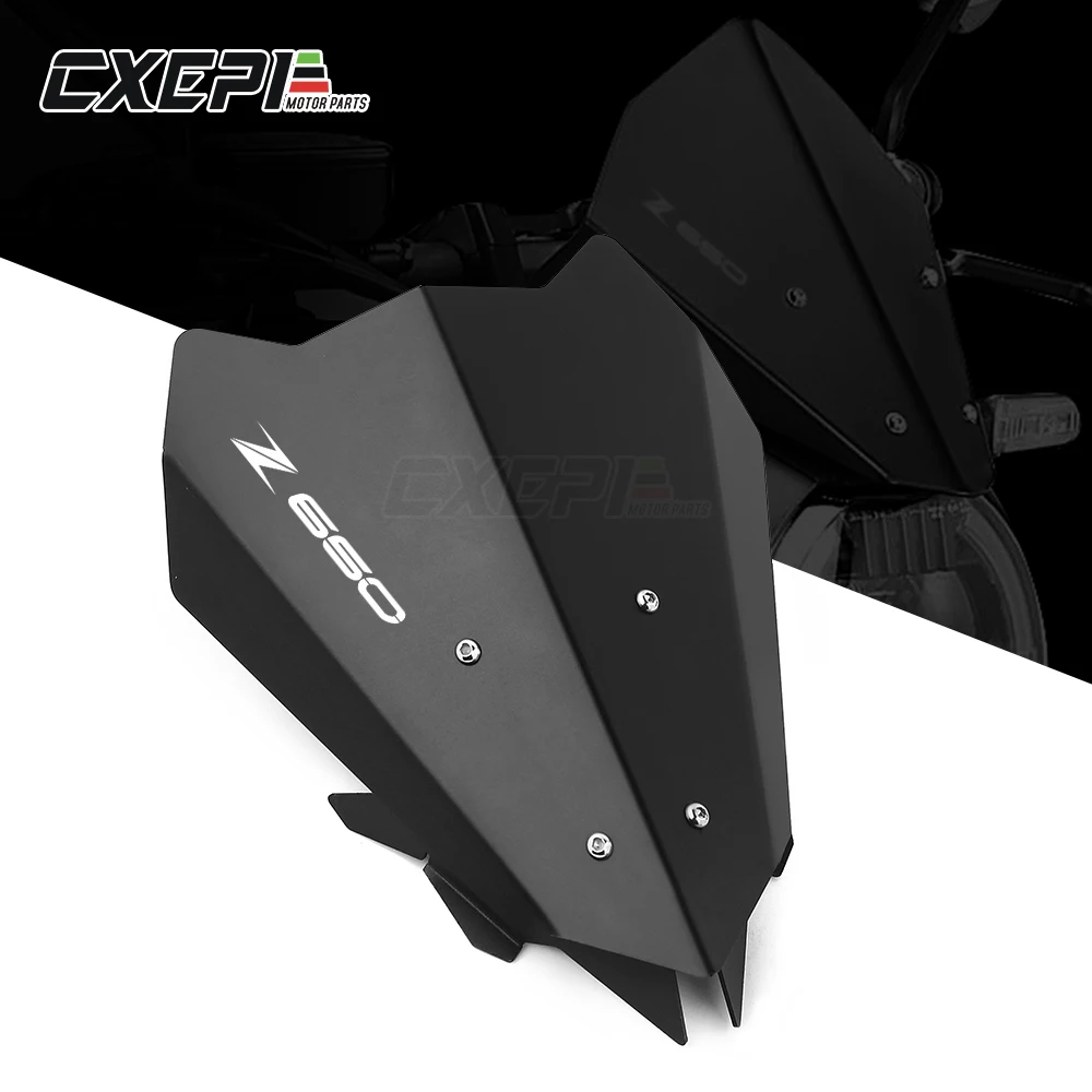 Для Kawasaki Z650 2017 2018 2019 2020 мотоцикл воздушный поток ветровое стекло дефлектор