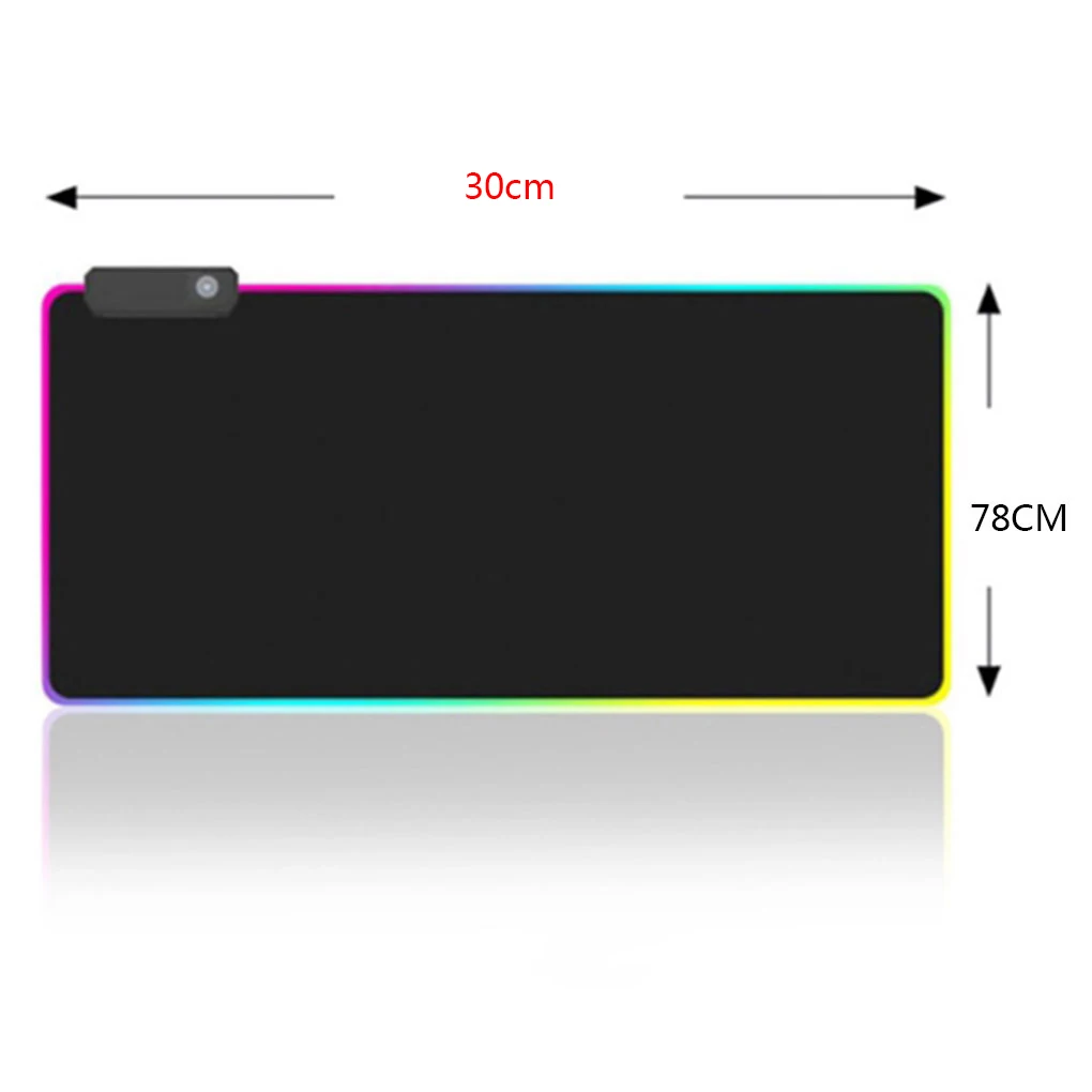 LGB Gaming Mouse Pad Lighting Modes Glowing Mat Non-slip Rubber Bottom For keyboard Desk Mat Mause