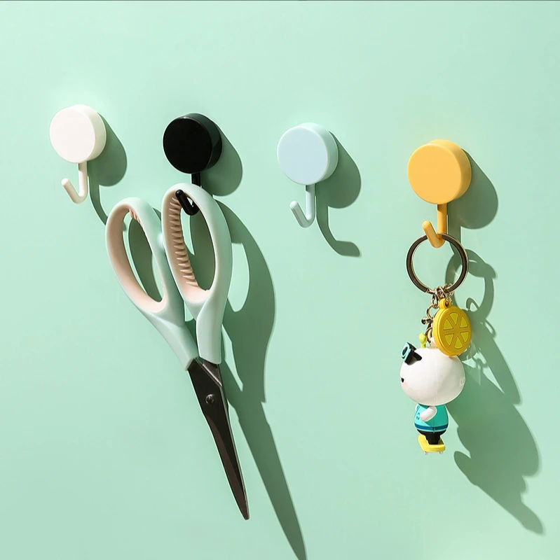 

30pc Creative adhesive hook Nordic lovely strong load-bearing hook household non punch traceless wall decoration small hook