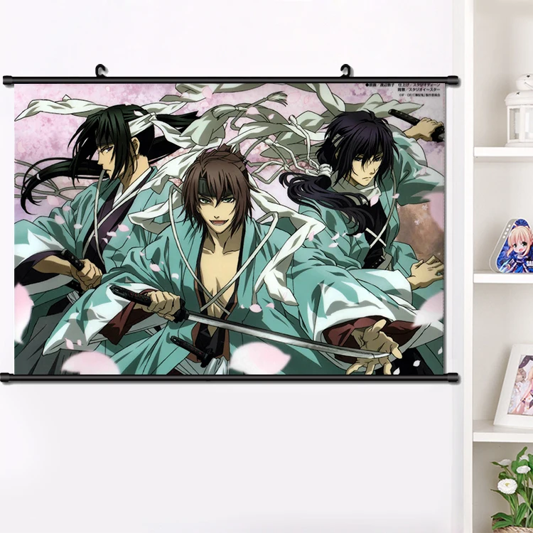 Аниме Hakuouki Shinsengumi Kitan Toudou Heisuke настенный постер манга искусственное украшение для
