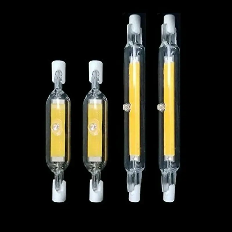 Светодиодный COB-светильник R7S 78 мм 20 Вт 118 кукурузная лампа J78 J118 сменный