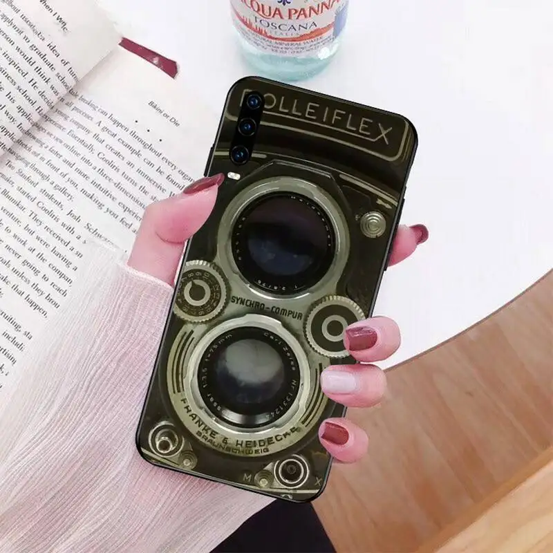 PENGHUWAN Rolleiflex винтажный Ретро камера черный мягкий чехол для телефона Huawei Honor 20 10 9 8