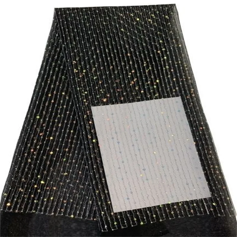 Недорогая французская Тюлевая кружевная ткань небесно-голубого цвета с вышивкой