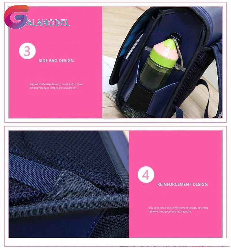 Рюкзак-тележка для школы детей школьная сумка с колесиками японская однотонная